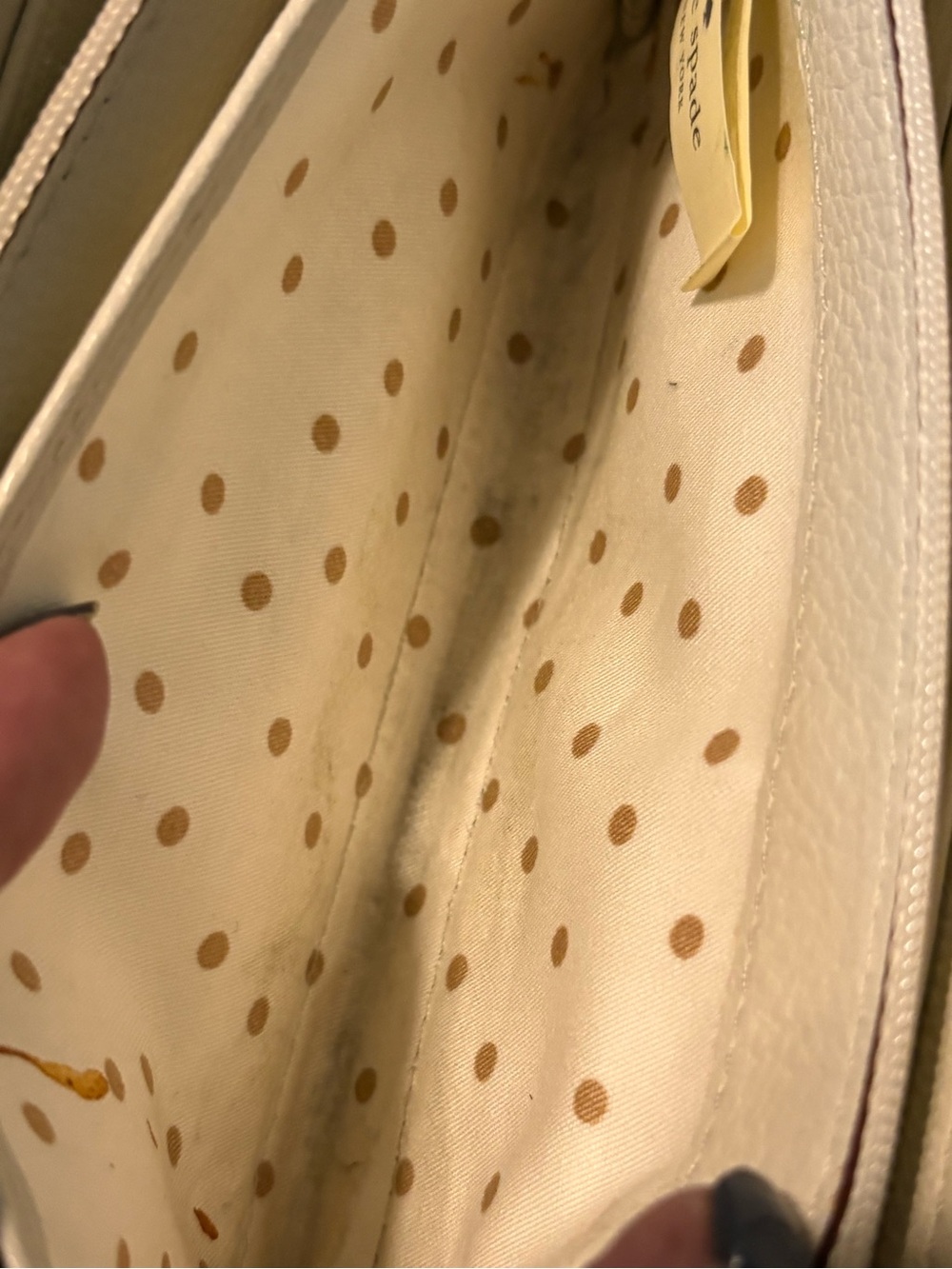 kate spade Magenta Zip-Around Saffiano Leather Wallet with Gold Logo - Picture 8 of 9